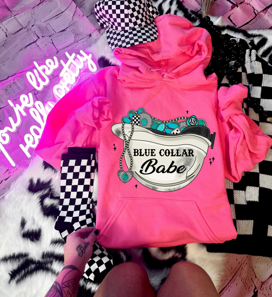 Blue Collar Babe Hoodie