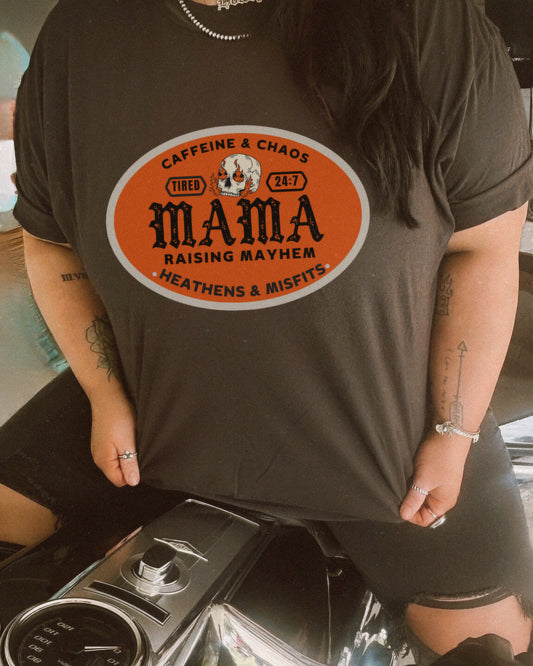 Mama Raising Mayhem Tee 🎱