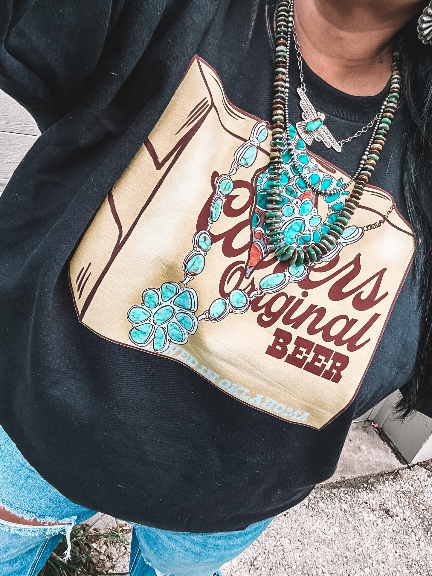 Coolers and Turquoise Crew/Tee