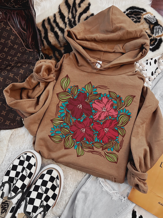 Floral Hoodie