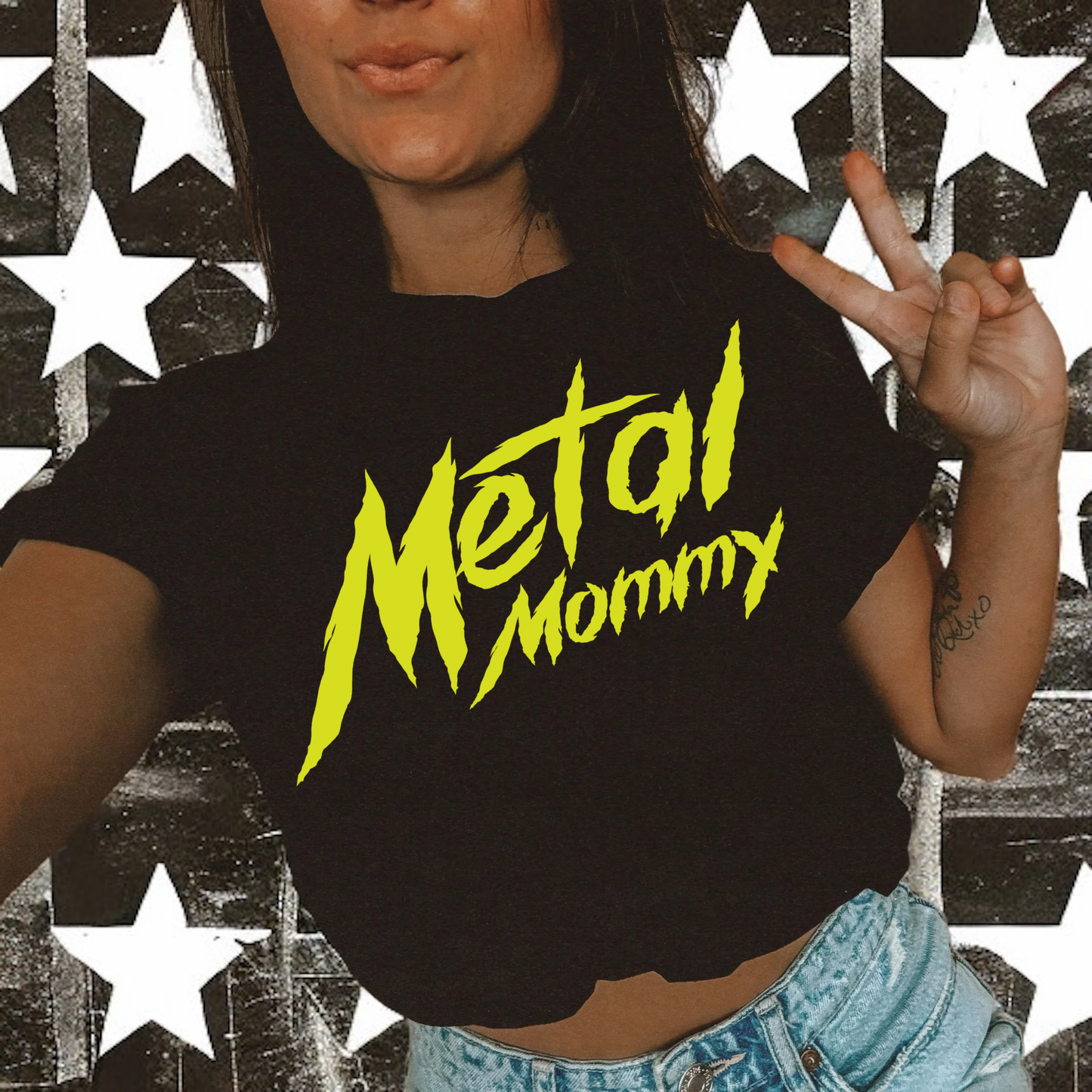 Metal Mommy tee/tank