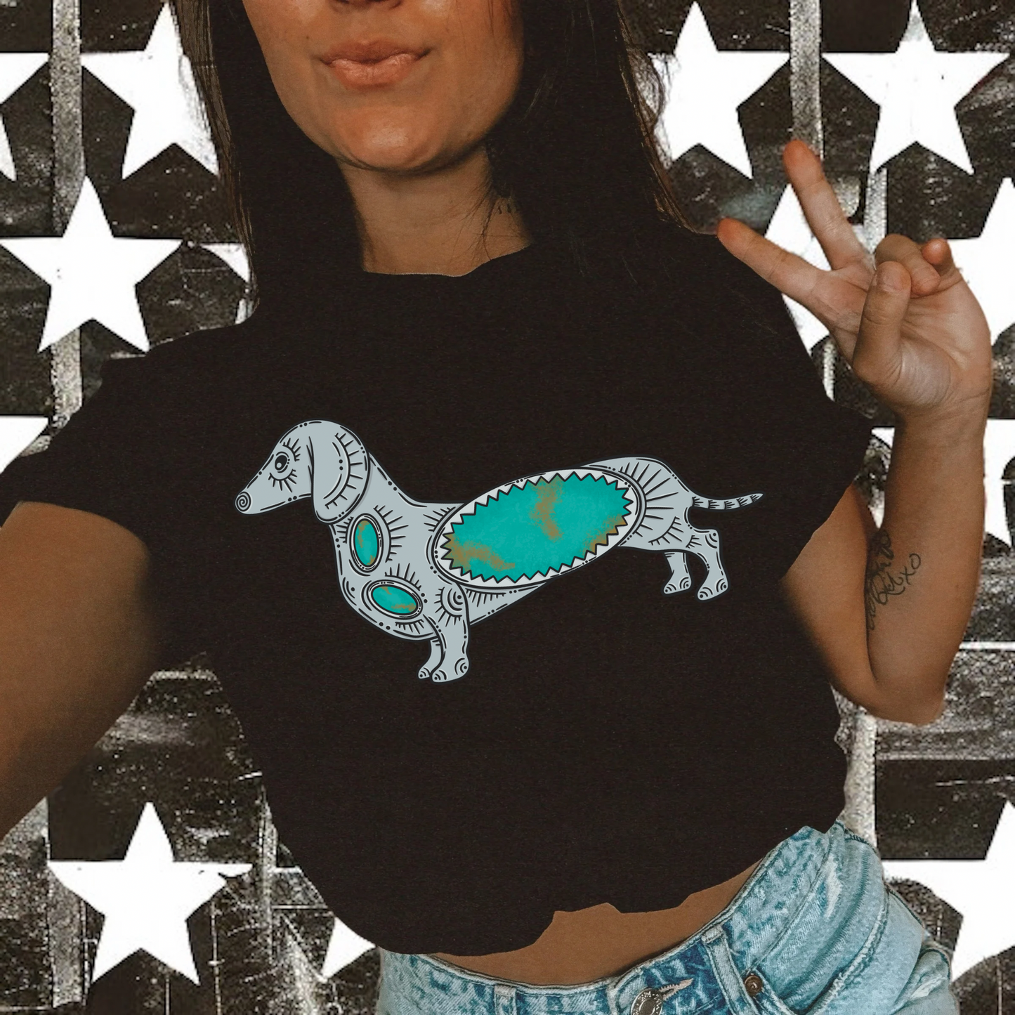 Western Weenie tee