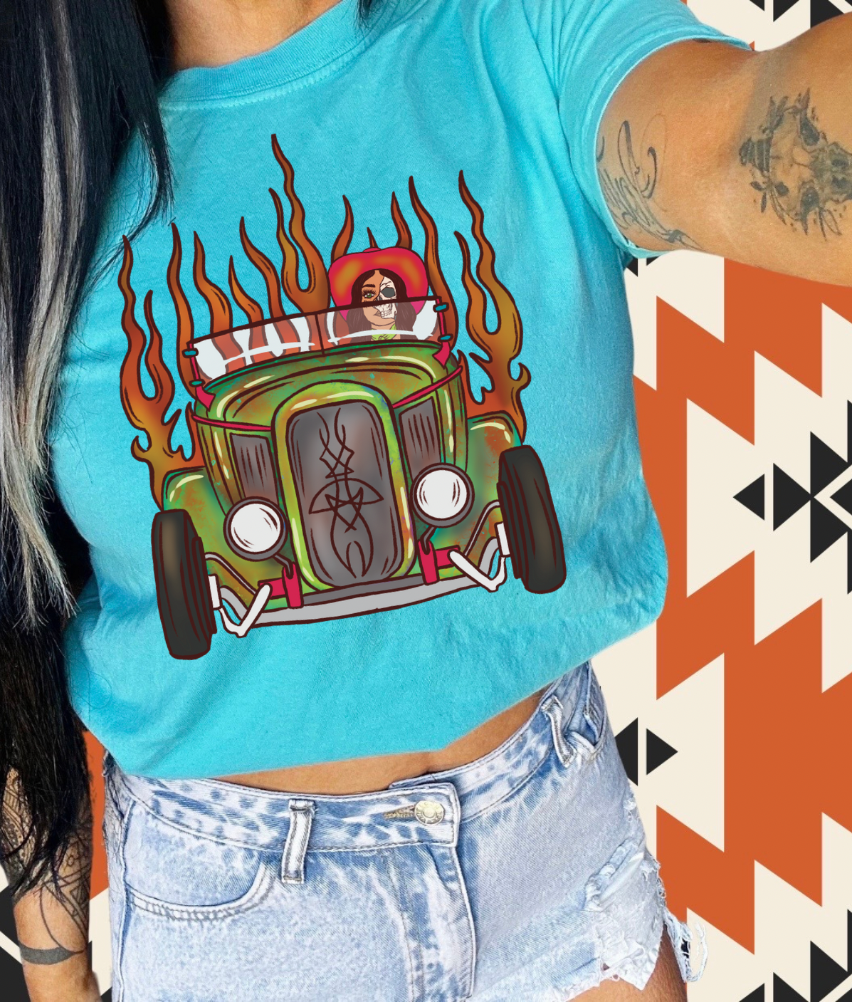 Rat Rod Babe Tee