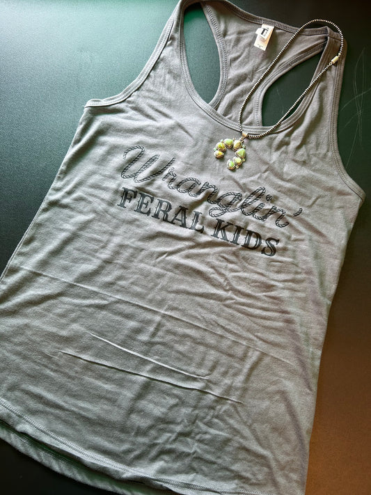Wranglin’ Feral Kids Tank Tops