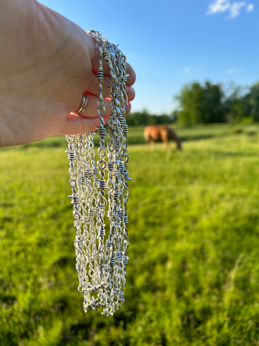 Barbed Wire Necklace