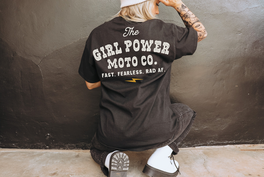 Girl Power Moto Co tee