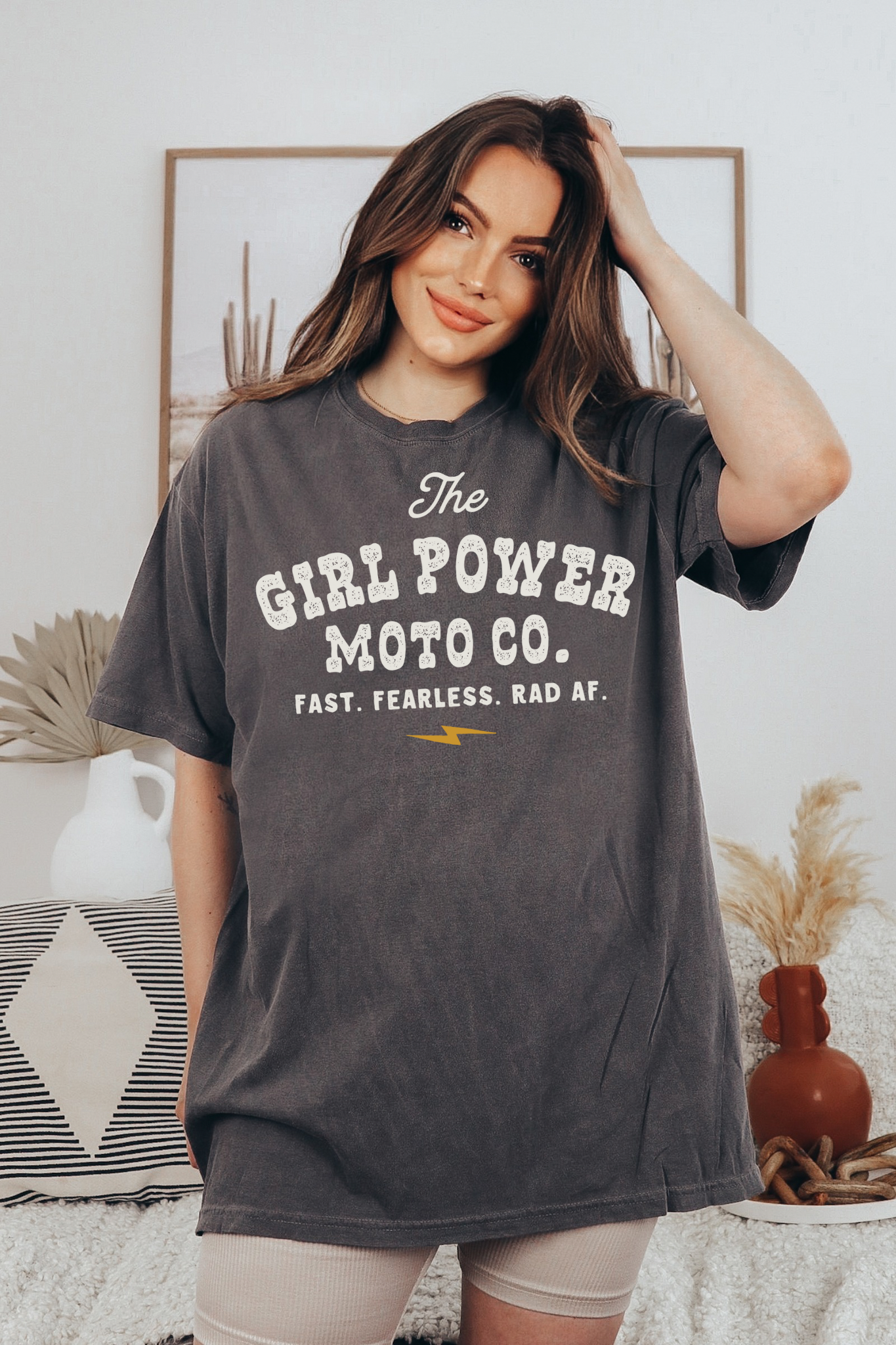 Girl Power Moto Co tee