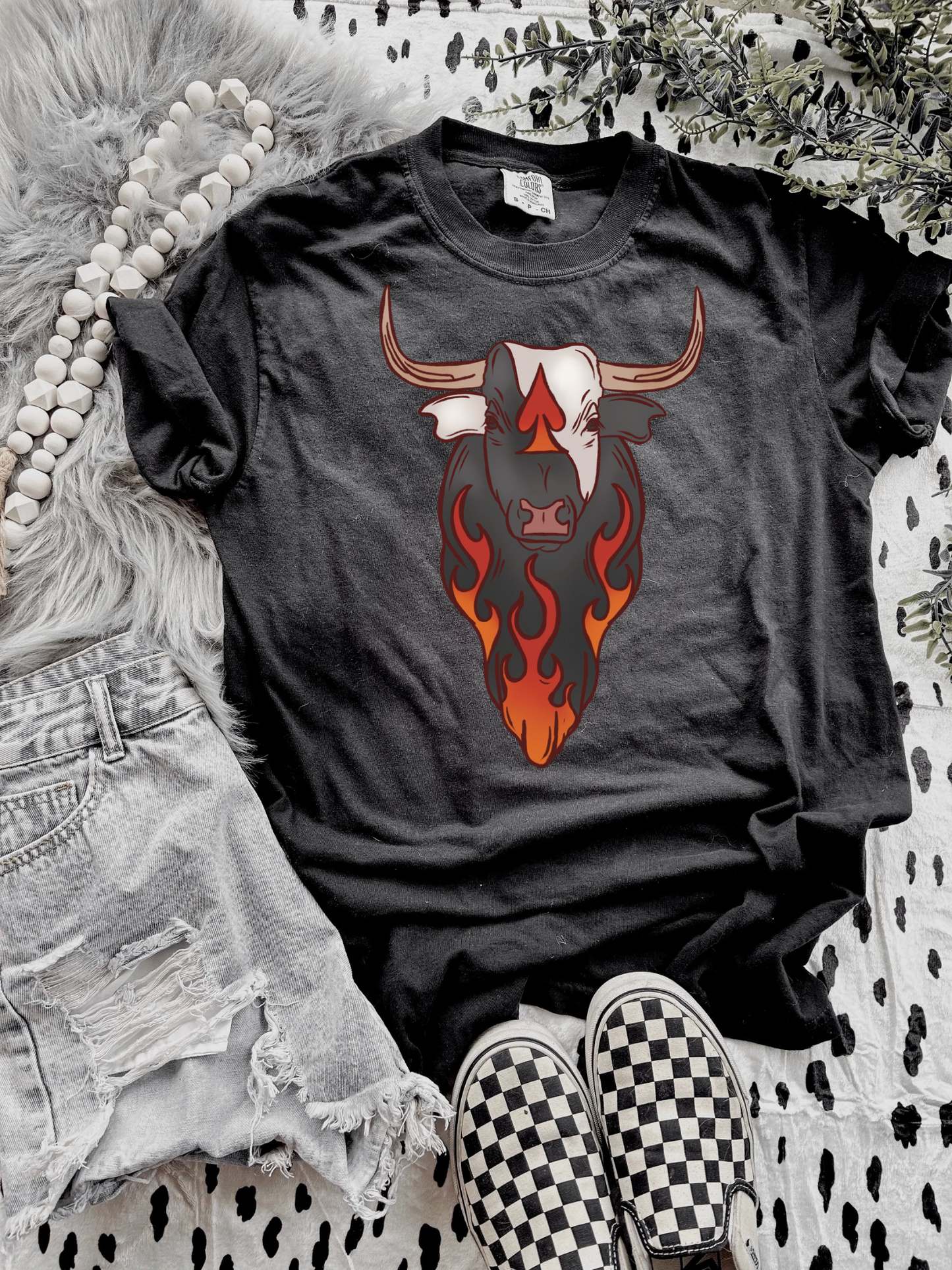 Burn it down Cattle Co Tee