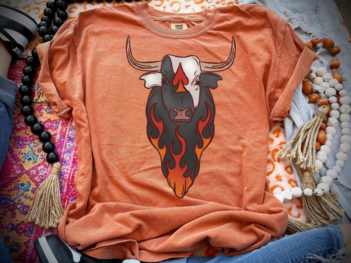 Burn it down Cattle Co Tee