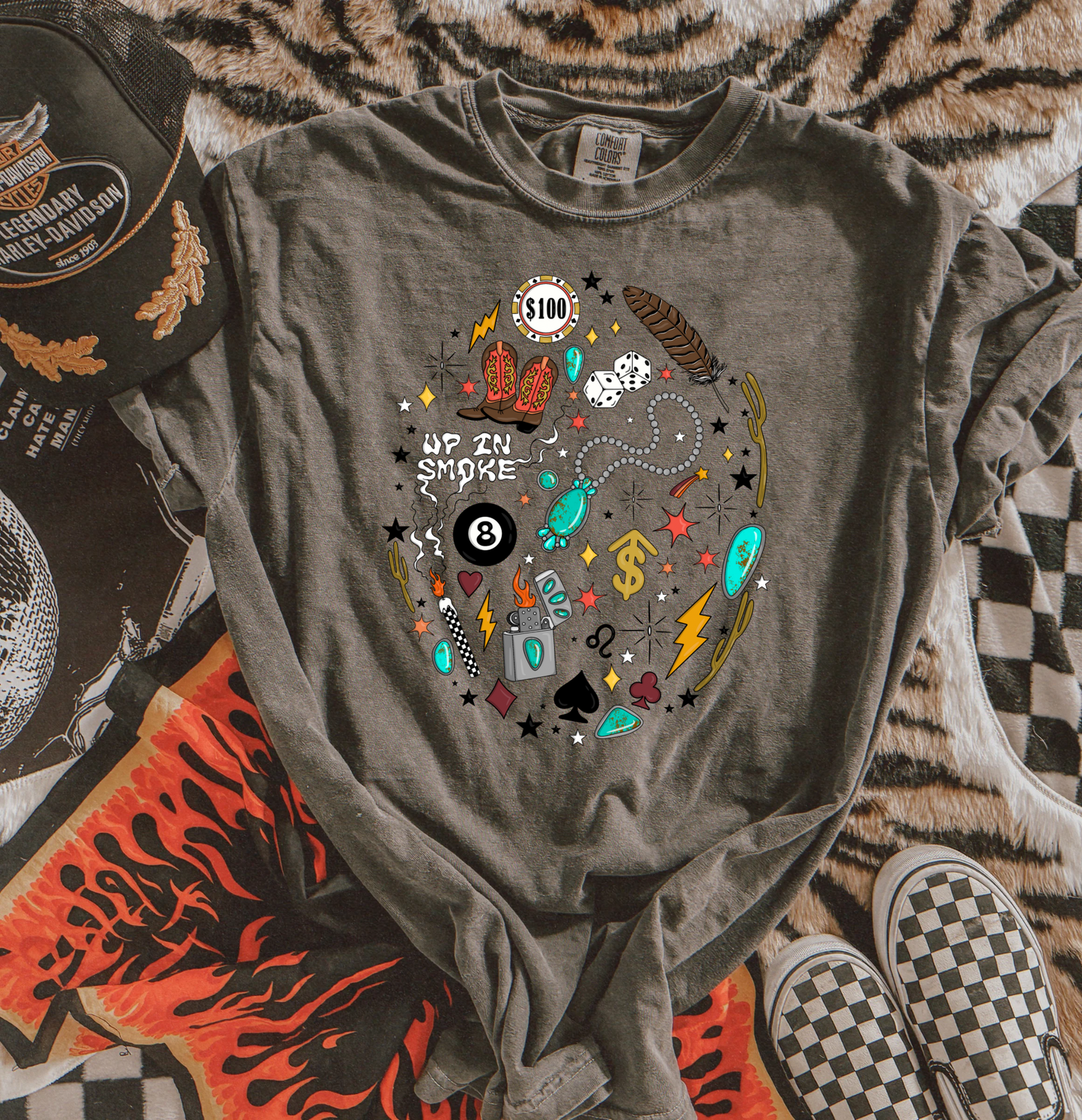 Up In Smoke Collage Tee