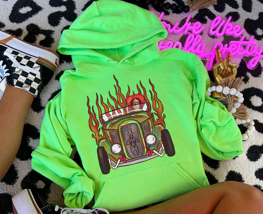 Rat Rod Babe Hoodie