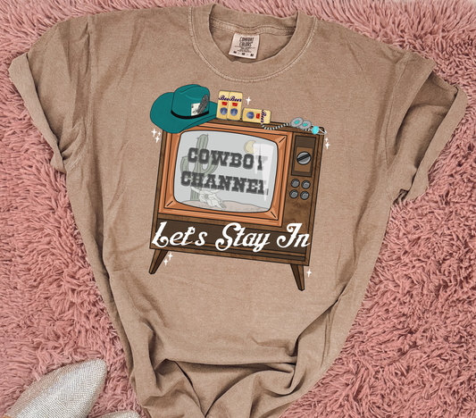 Cowboy Channel Tee/ Crew