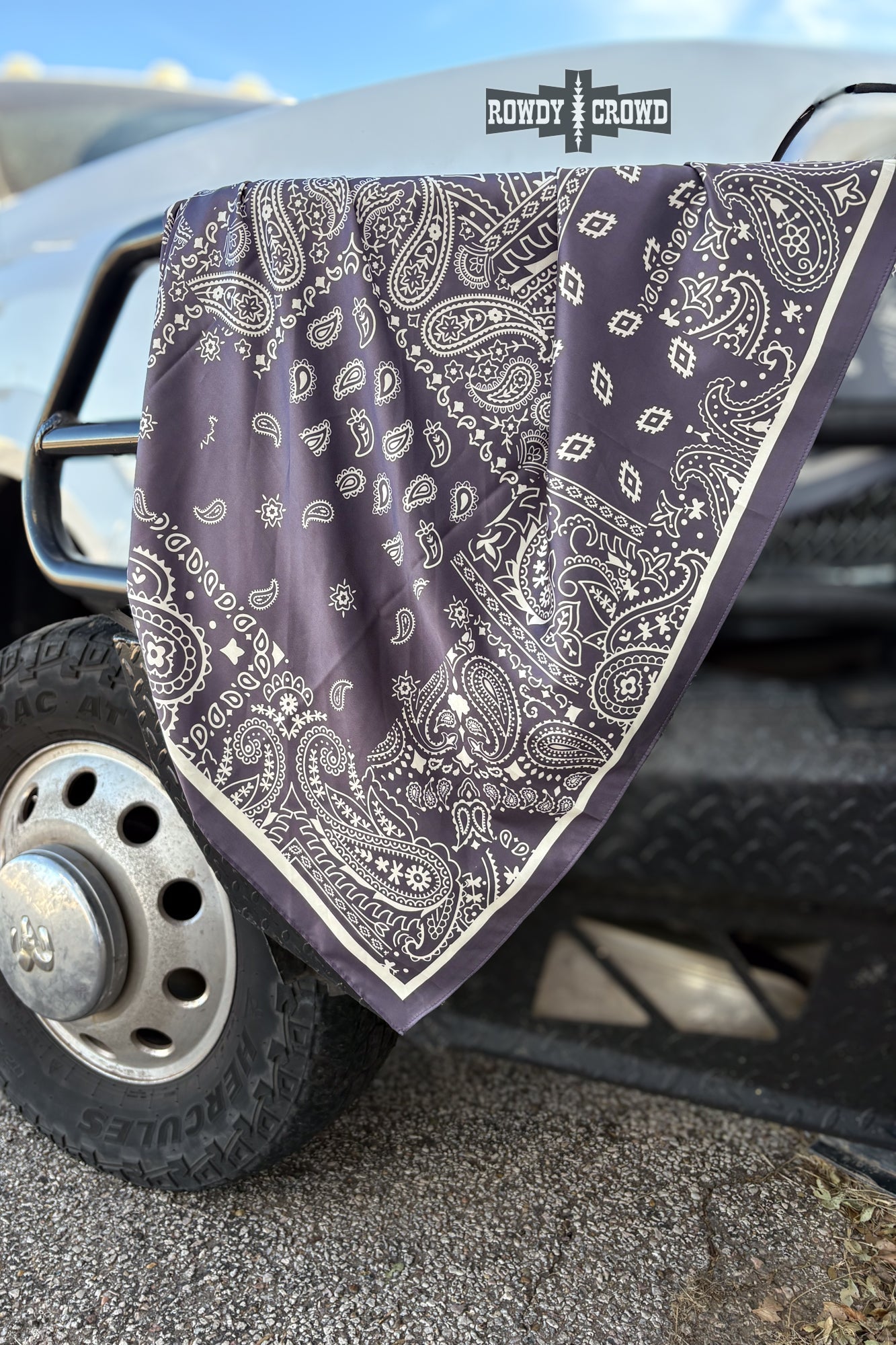 DS CHARCOAL Paisley Creek Wild Rag