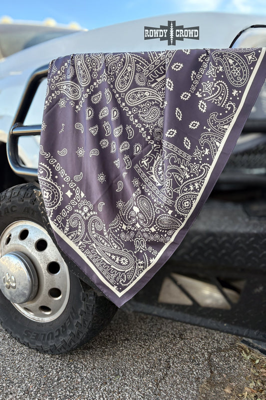DS CHARCOAL Paisley Creek Wild Rag