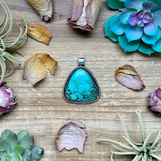 Sterling Silver Turquoise Pendant