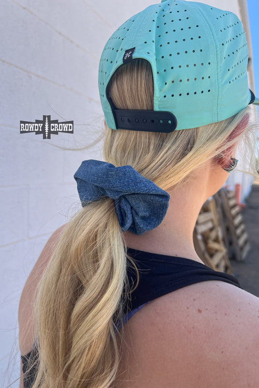 DS Denim Barbie Scrunchie