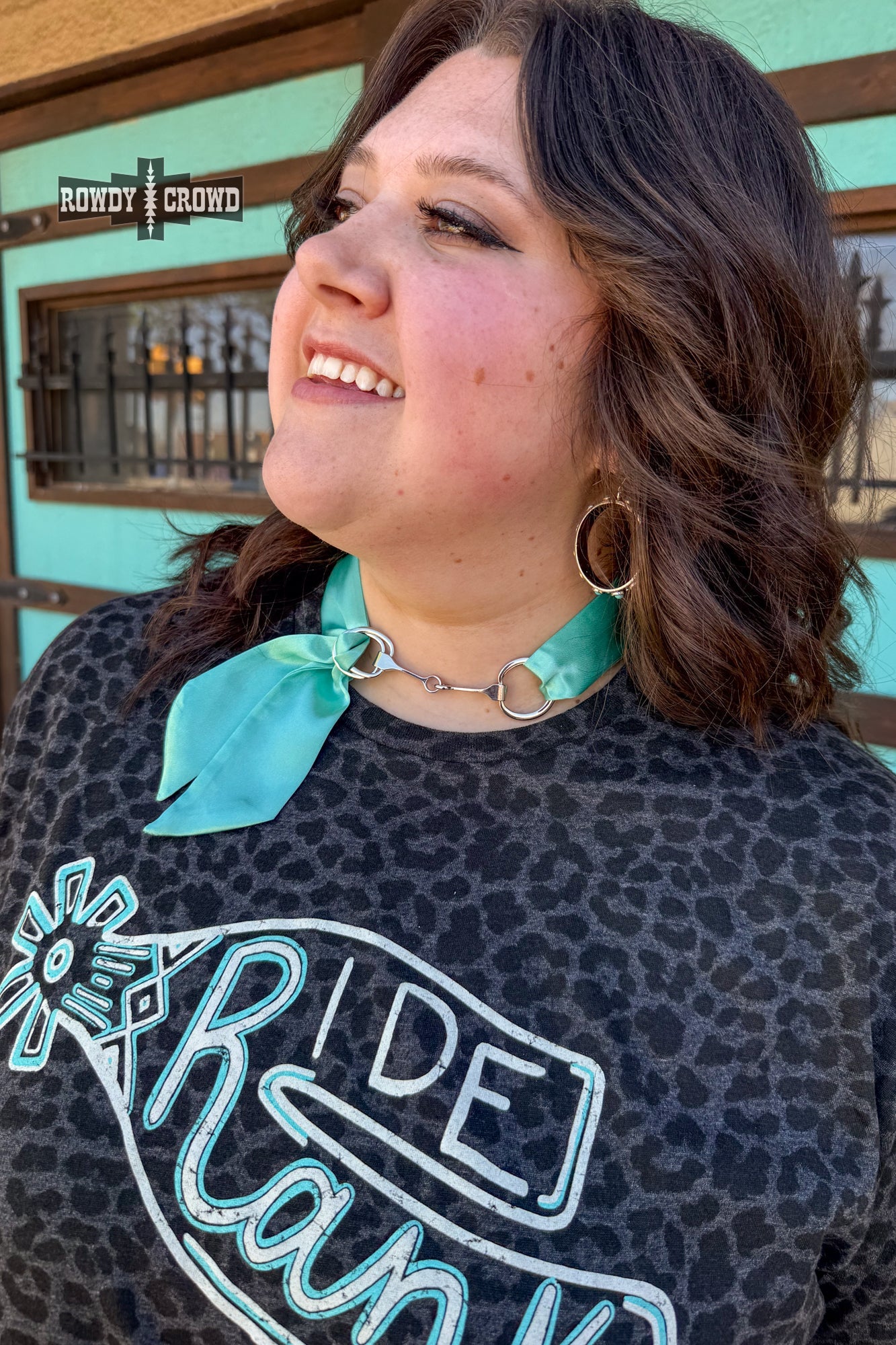 DS Smokeshow Snaffle Bit Scarf Slide