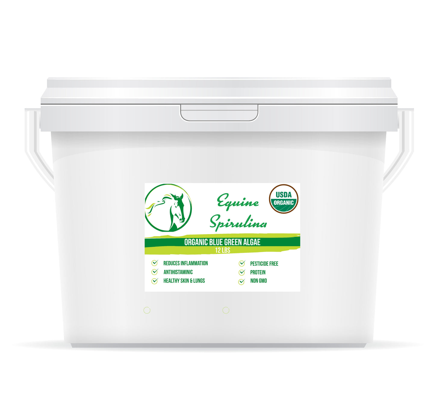 Equine Spirulina-Organic, Non GMO & Pesticide Free