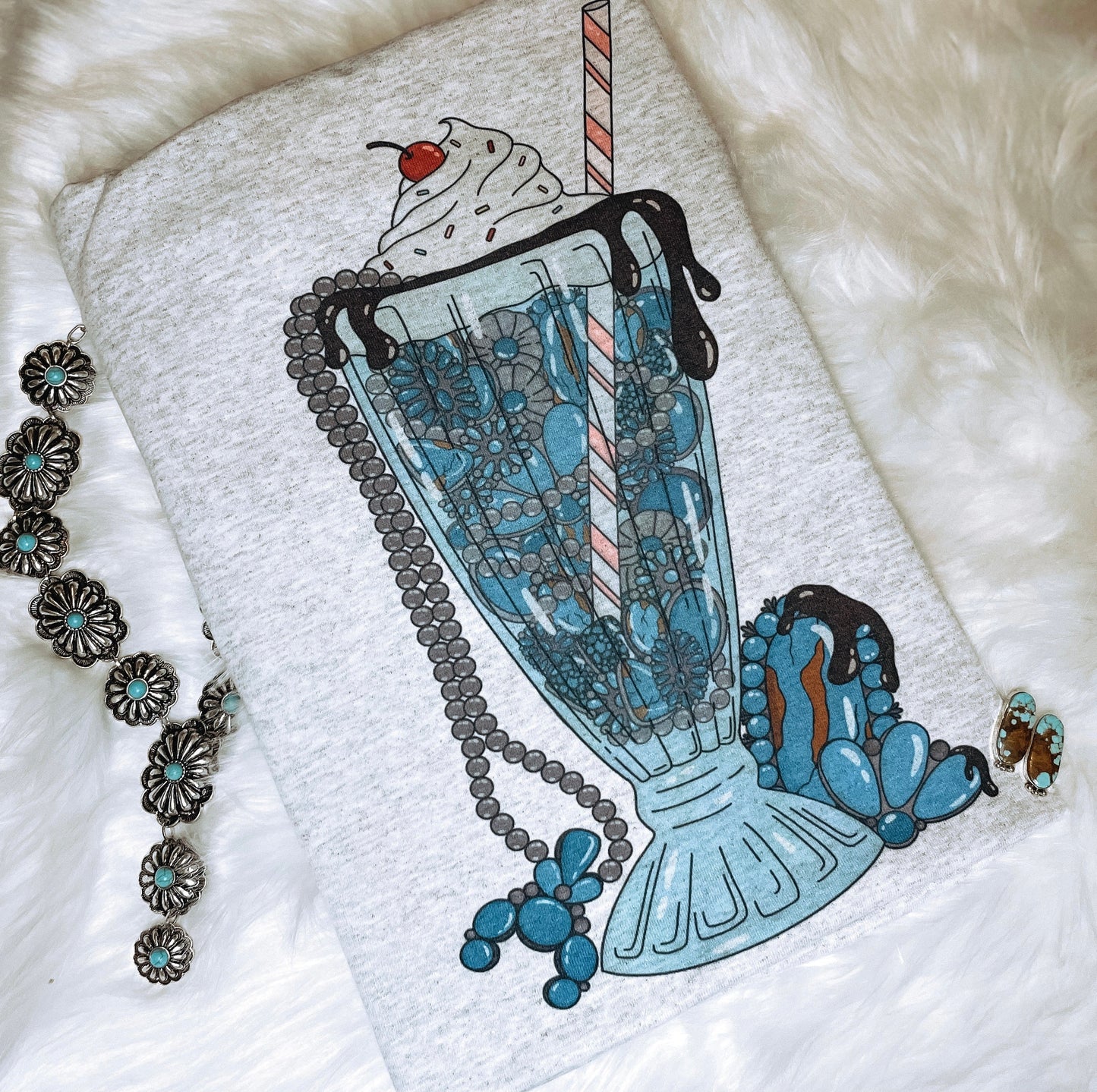 Turquoise Sweetness Tee