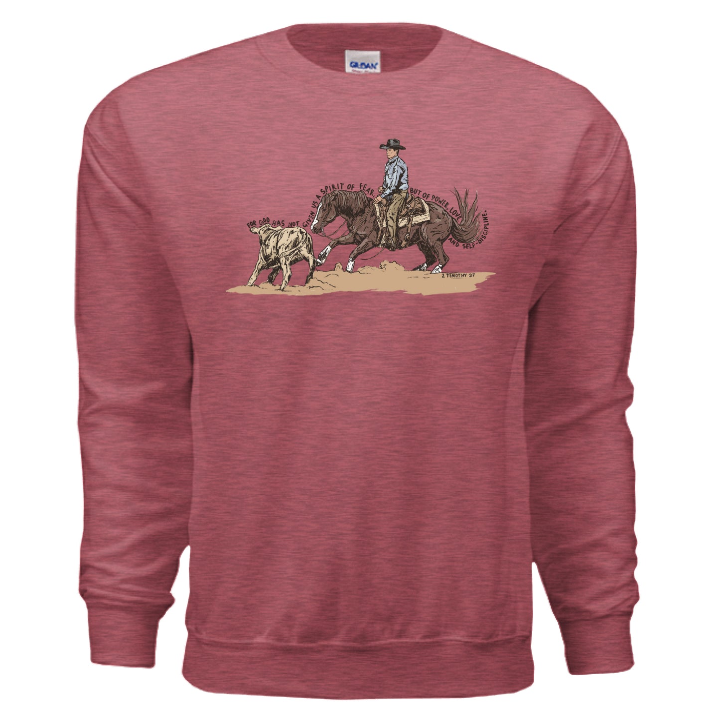 Heather Sport Scarlet Red - FRONT