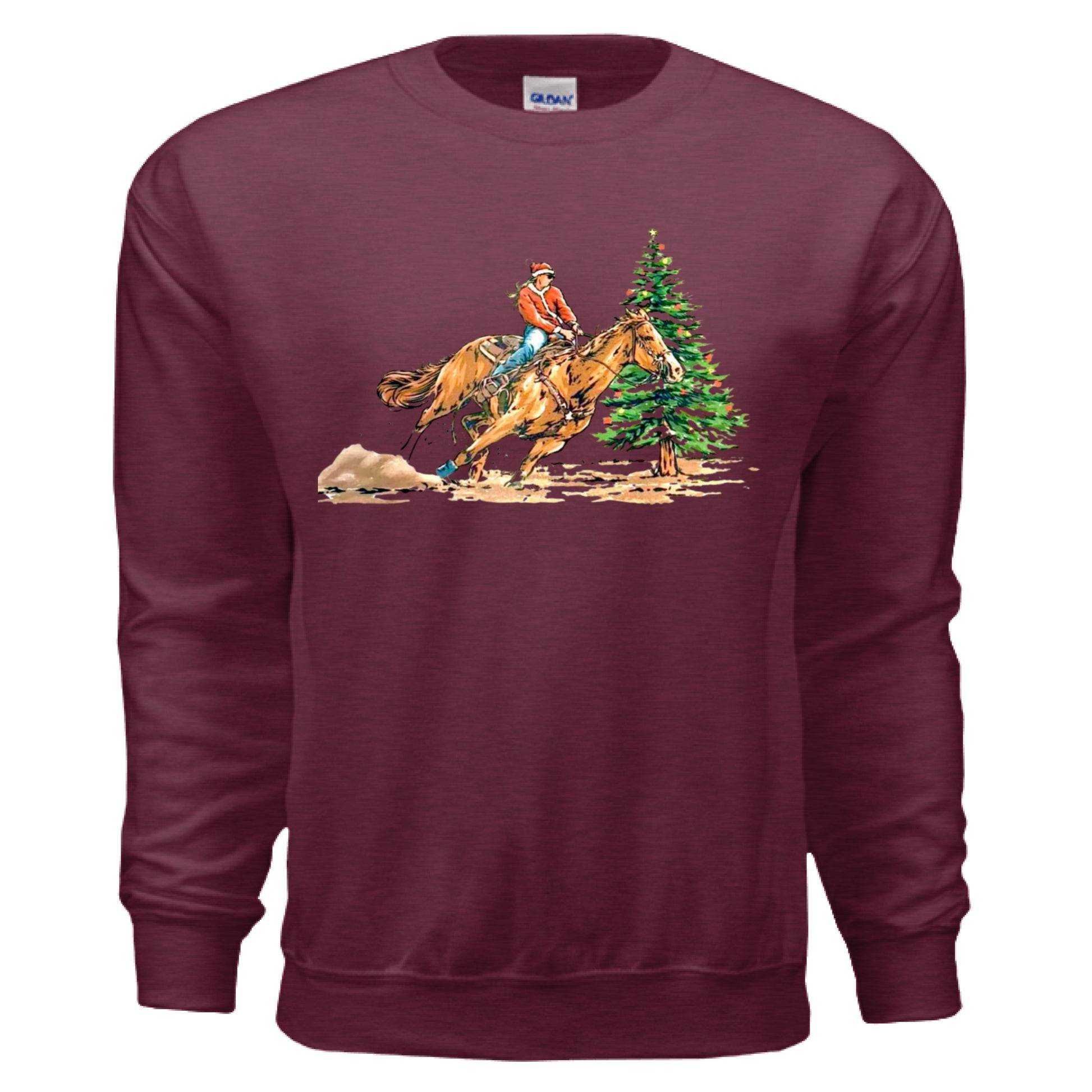 Heather Sport Dark Maroon - FRONT