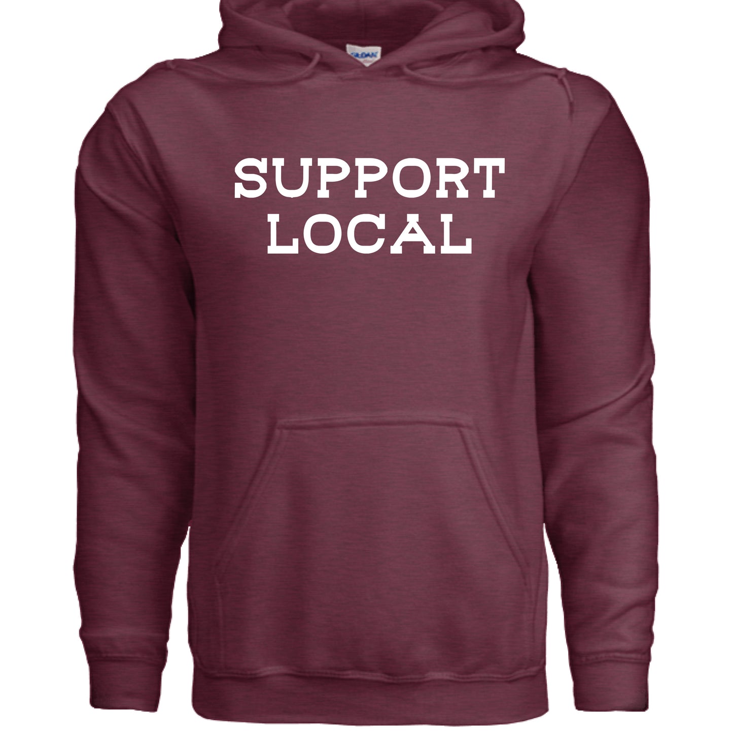 Heather Sport Dark Maroon - FRONT