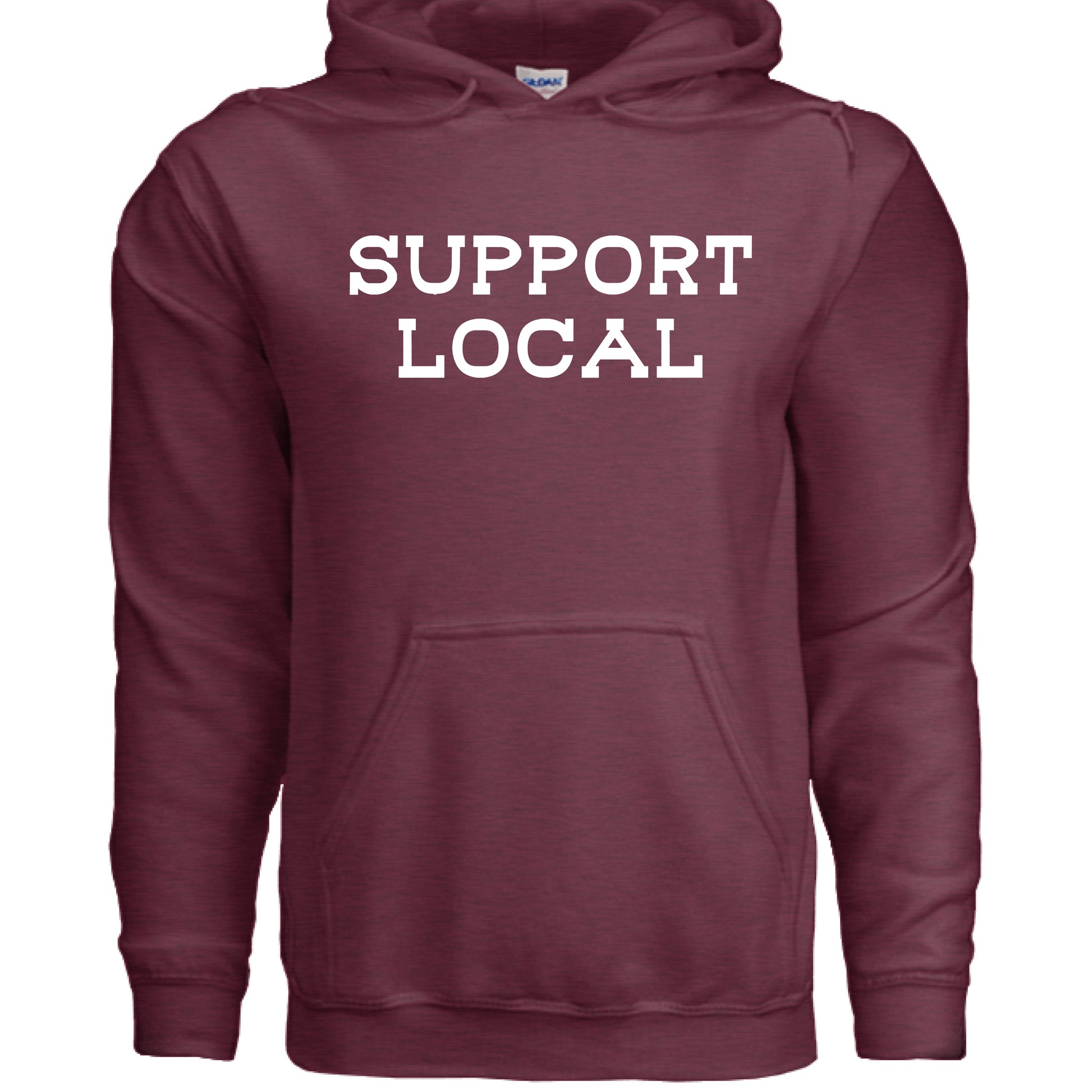 Heather Sport Dark Maroon - FRONT