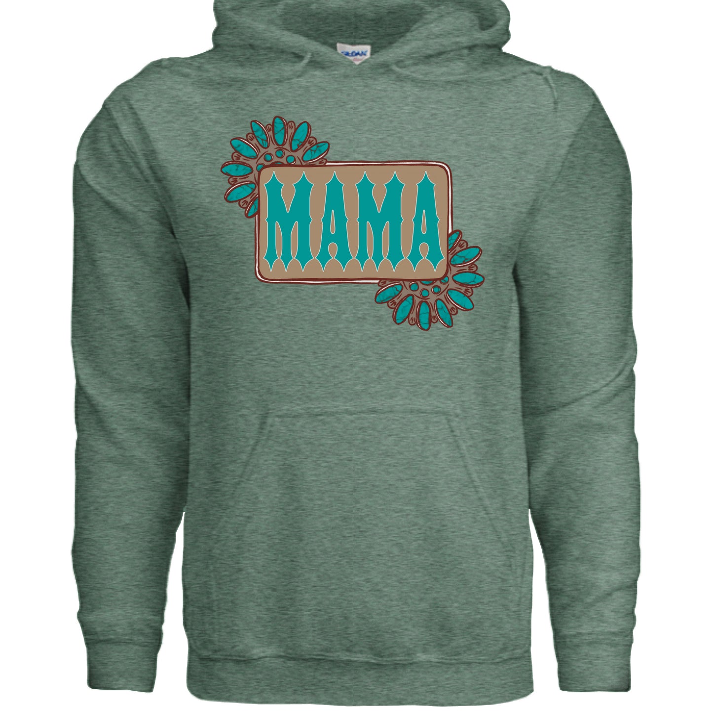 Heather Sport Dark Green - FRONT