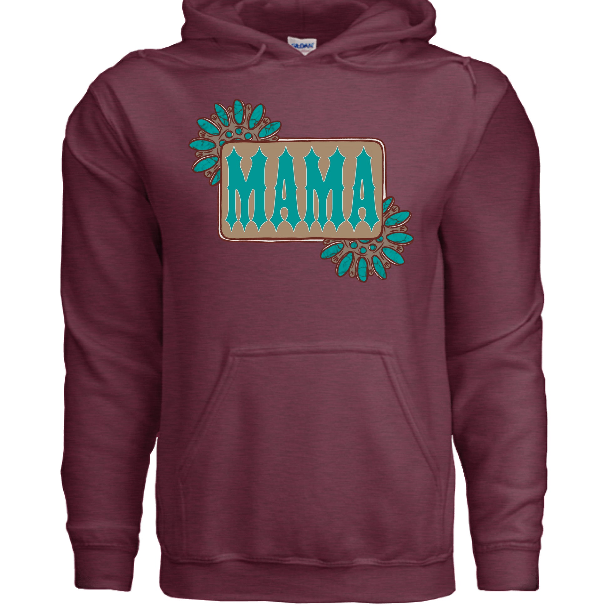 Heather Sport Dark Maroon - FRONT