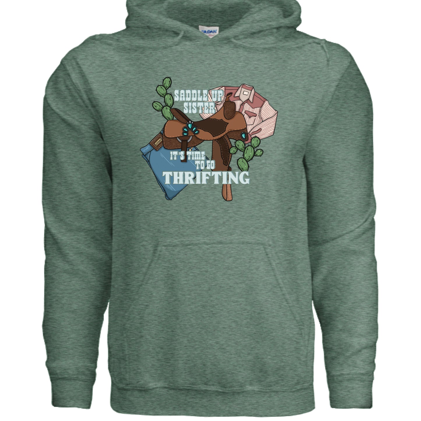 Heather Sport Dark Green - FRONT