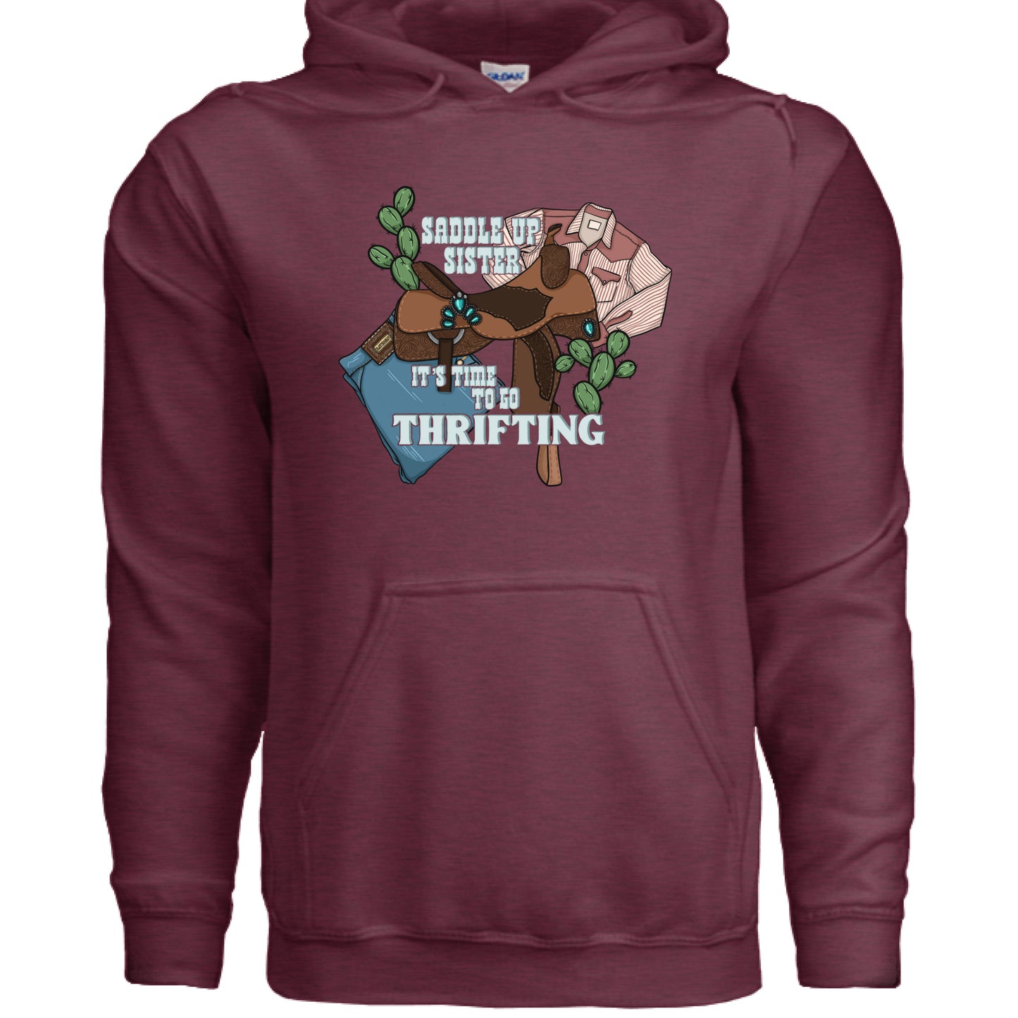 Heather Sport Dark Maroon - FRONT