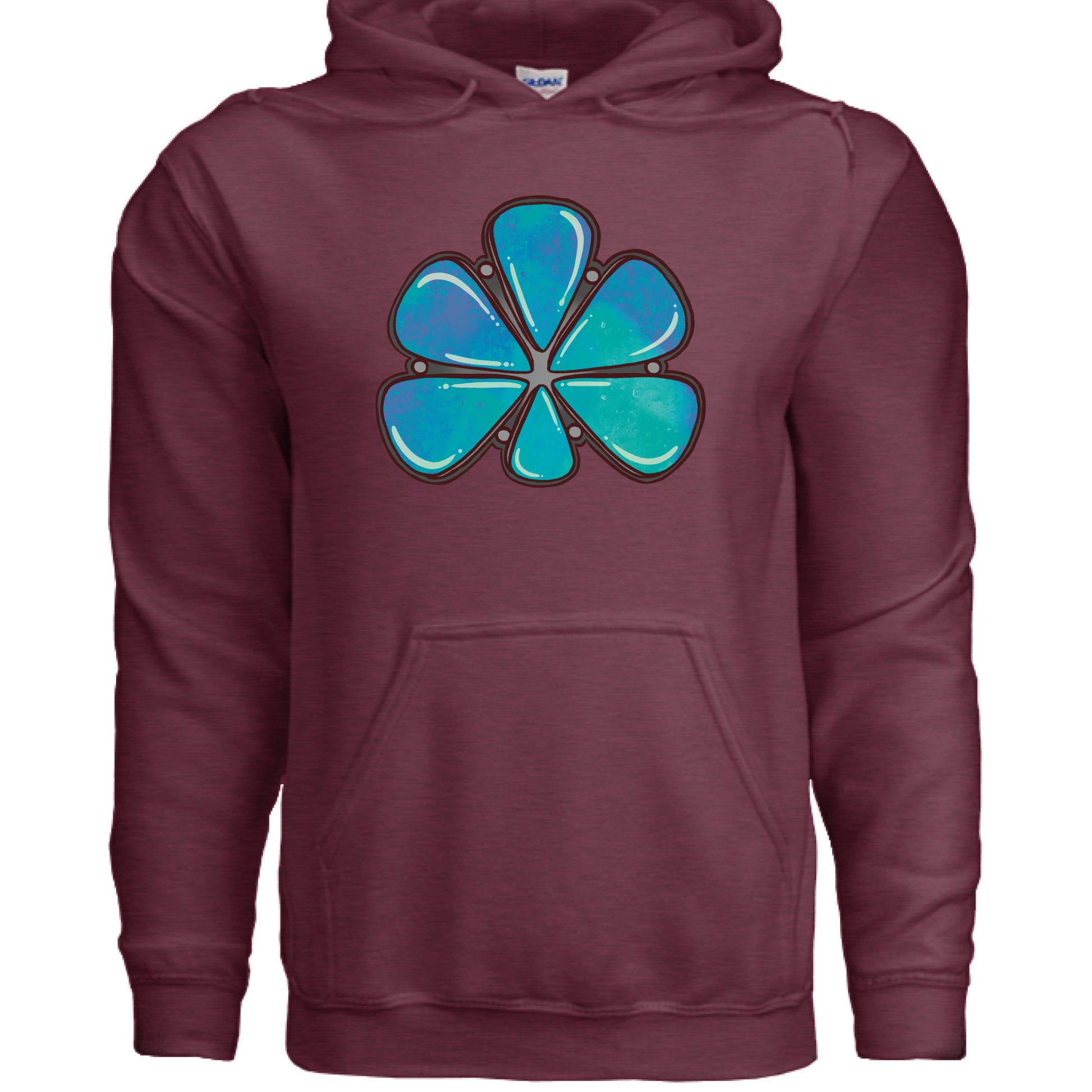 Heather Sport Dark Maroon - FRONT