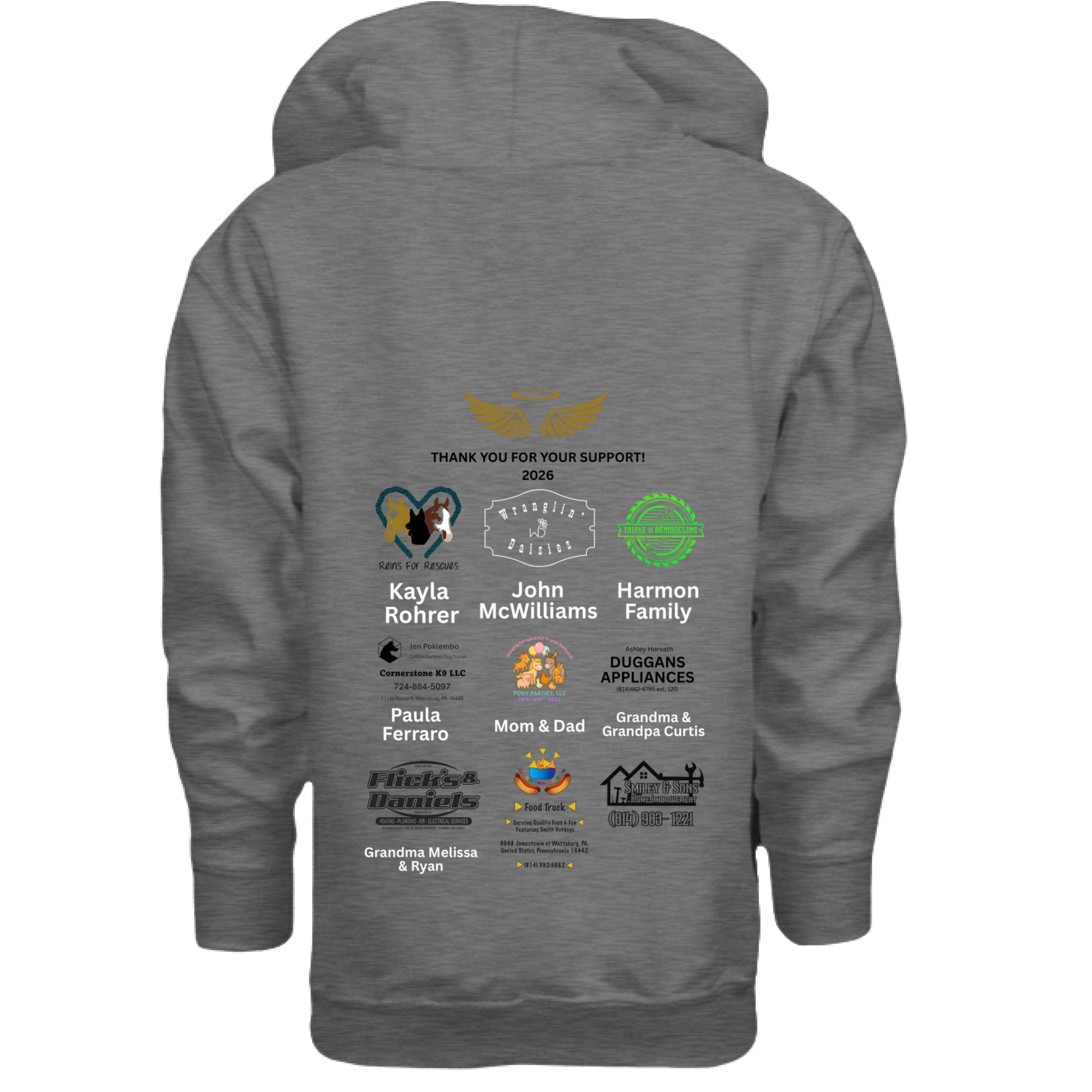 GRAPHITE HEATHER - BACK