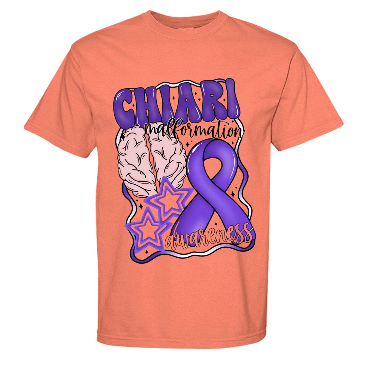 NEON RED ORANGE - C1717 - FRONT