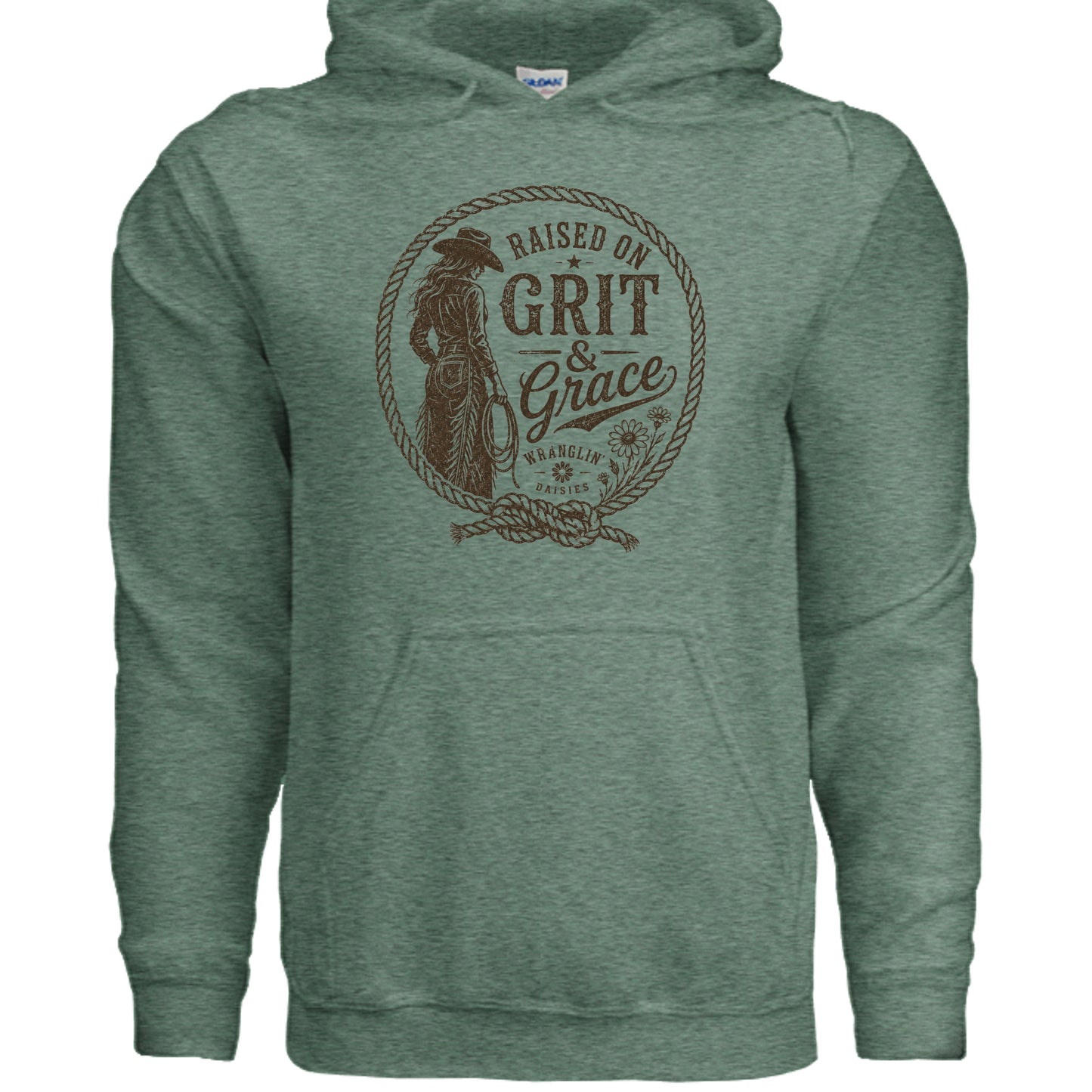 Heather Sport Dark Green - G185 - FRONT