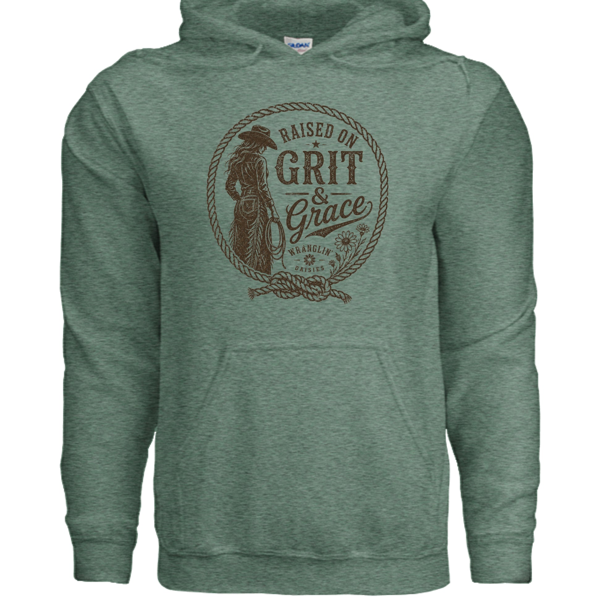 Heather Sport Dark Green - G185 - FRONT