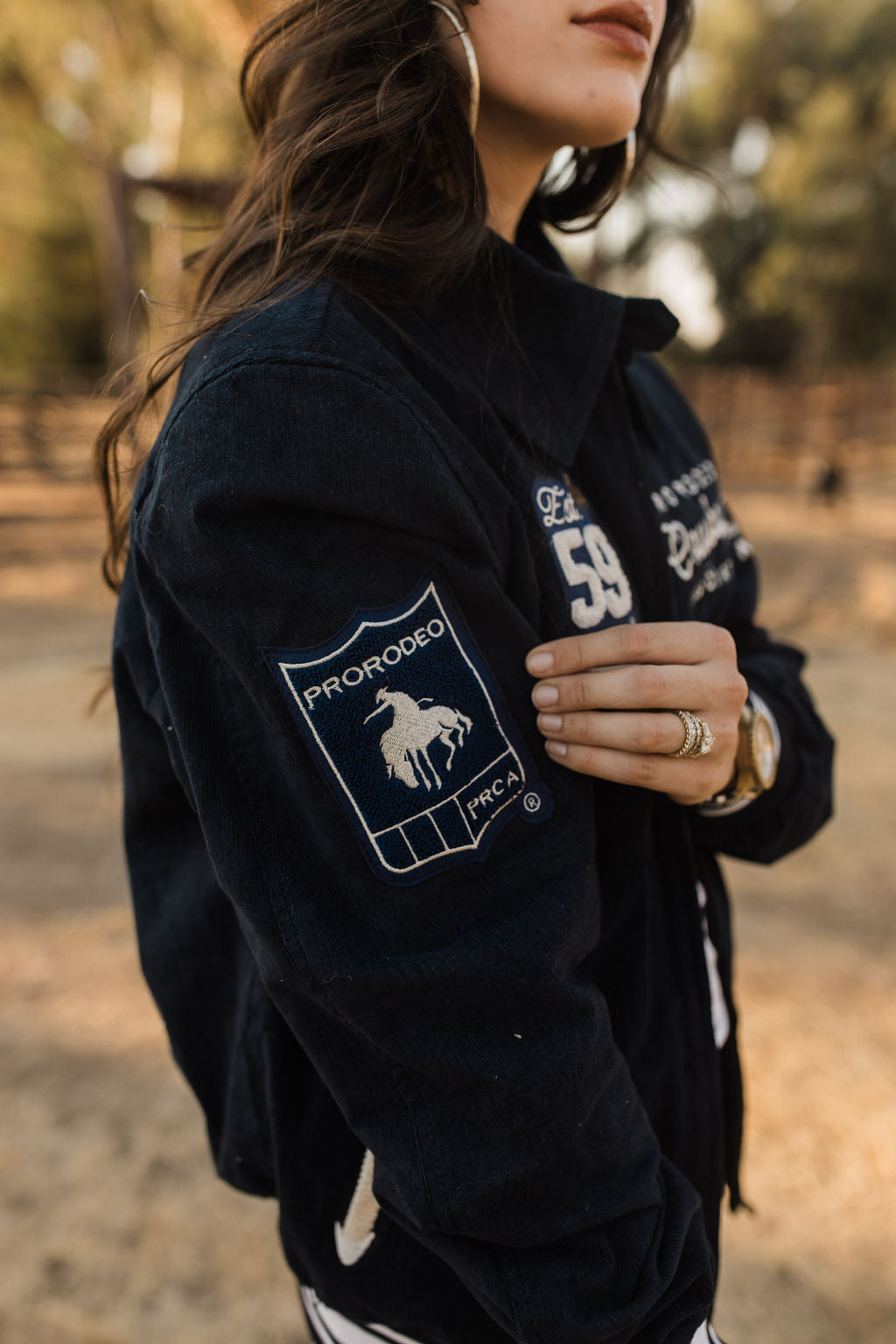 Vintage NFR Corduroy Bomber